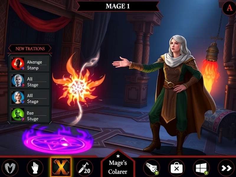 Ember Slayer Elite Mage Character Casting Spell